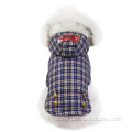 New Comfortable Plaid Coat Winter Dog Clothes